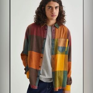 Vintage Wash Plaid Button Down